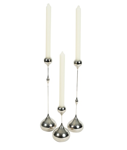 Charlotte von der Lancken Klong Sweden Tender Candlesticks bead high low MAIN