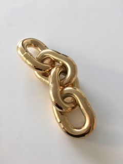 The 4 Link Chain Paperweight~ Carl Aubock MAIN